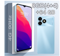 Unlocked Smartphone, Android 14, 8GB RAM + 64GB ROM, Dual SIM, Fast Processor, 4000mAh Battery (Blue)